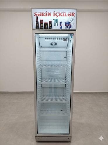 Mağaza və ictimai iaşə obyektləri üçün şüşə qapılı vitrin soyuducu