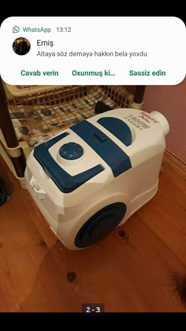 ikinci el aspirator: Tosoran satilir plisos — 2