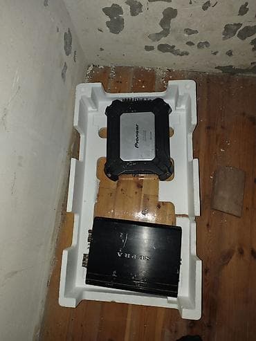 basavik kalonka: Avto səs sistemi – komplekt - Gücləndirici: Pioneer GM-6500F, 760W — 5