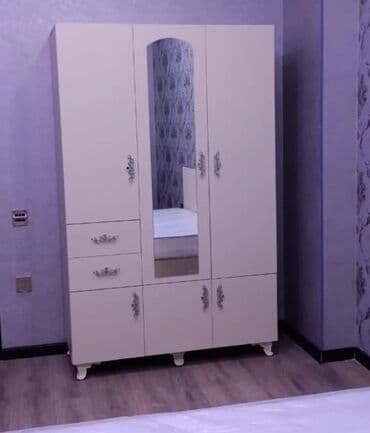 3 qapılı dolab: Yeni, Açılan, 3 qapılı Düz dolab, Dolab-asılqan, Azərbaycan — 6