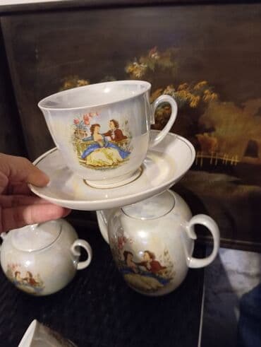 чугунная ванна ссср: Чайный набор, Фарфор — 2