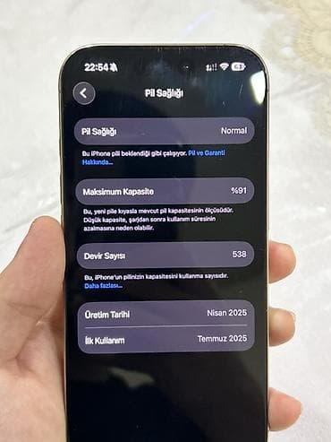 telefon cubuğu: IPhone 16 Pro, 128 GB, Desert Titanium — 9