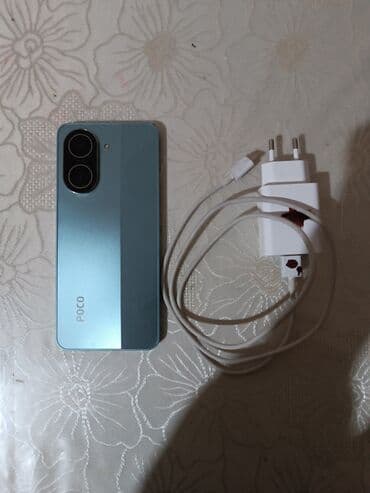 işlənmiş iphone 11: Poco C71, 128 GB, rəng - Göy, Sensor, Barmaq izi — 2