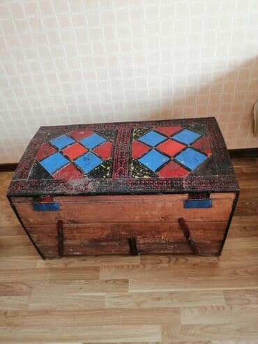 Sandiq qedimi. старинный. Olculeri: 86x46x48 sm. Uzunlugu 86, eni 46 at lalafo.az — 2 Sandiq qedimi. старинный. Olculeri: 86x46x48 sm. Uzunlugu 86, eni 46 — 2