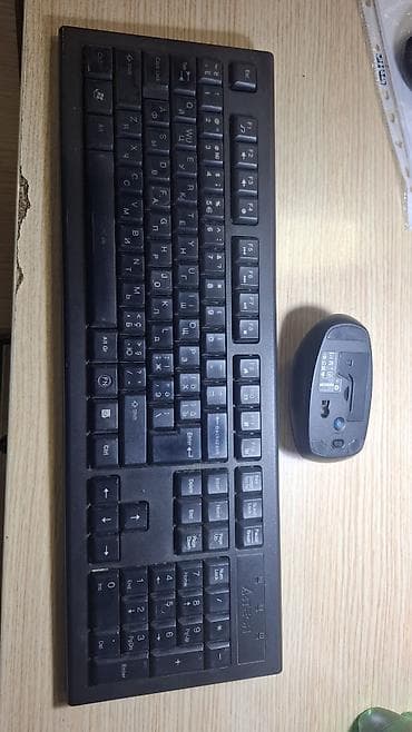 bluetooth klaviatura android: A4TECH klaviatura + HP simsiz siçan dəsti - Tam ölçülü A4TECH — 1