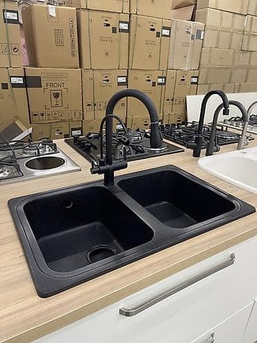 dus kabinler: Düzbucaqlı Mətbəx çanağı — 1