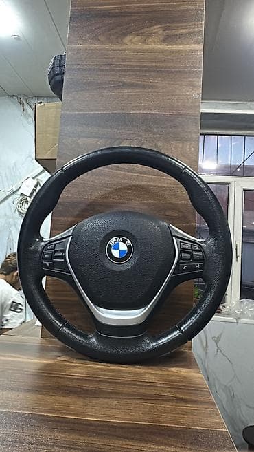 Ehtiyat hissələri: BMW sükan çarxı - Model: BMW orijinal sükan - Material: dərili örtük — 1