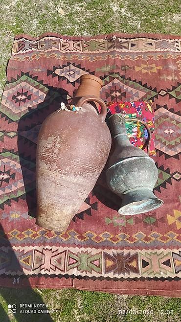 gul qablari: Səhəng çox qədimidir.41-45 i gözüylə görmüş Səhəngdir.Həyətdə bir — 2