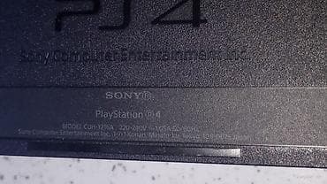 playstation plus: Sony PlayStation 4 (PS4) – orijinal “fat” model, qara rəng. Texniki — 5