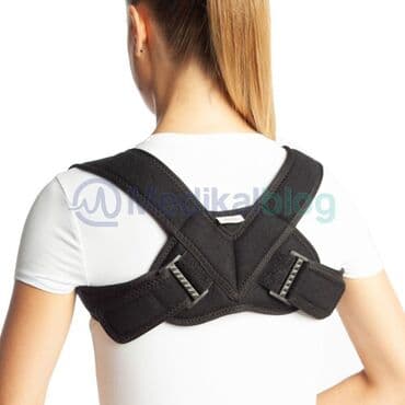 Əlil arabaları: Dayaqlı bel-çiyin korrektoru (klavikula bandajı) - Çiyinləri geriyə — 1