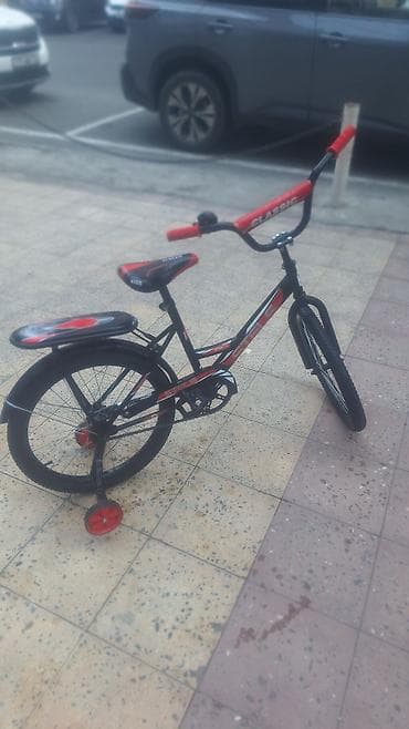 Электротранспорт: Uşaq velosipedi – STELS (Kids seriyası) - Rəng: qara-qırmızı ağ — 5