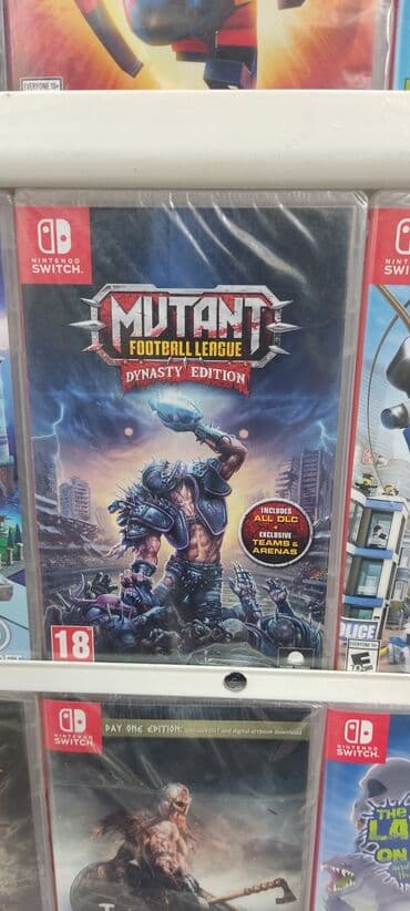 диск: Nintendo switch üçün mutant football league dynasty edition oyun — 1
