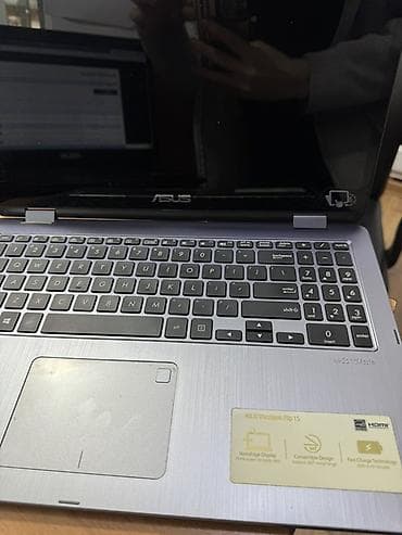 planşet ipad: ASUS VivoBook Flip 15 konvertasiya olunan noutbuk 16 gb RAM, - 15.6" — 3