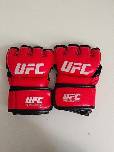 Электротранспорт: MMA və boks üçün tam qoruyucu dəst - UFC döyüş əlcəkləri (qırmızı) — 1