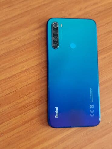 Redmi: Redmi Note 8, 64 GB, rəng - Mavi, Barmaq izi — 1