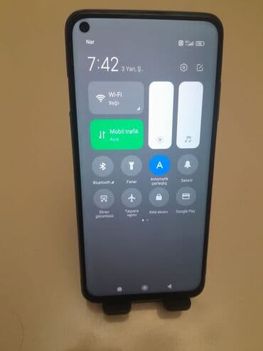 telefon aboy: Redmi Note 9T, 128 ГБ, цвет - Черный, Отпечаток пальца — 7