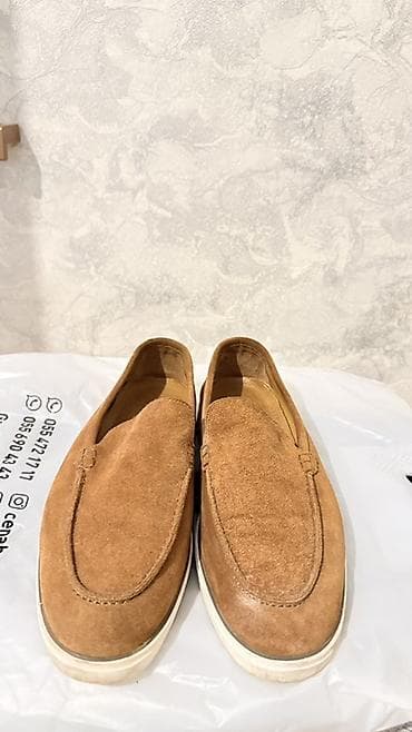 Мужская обувь: Kişi loafers ayaqqabıları - Model: slip-on/loafers - Rəng: açıq — 2