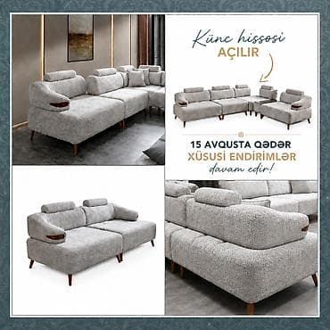 oturaca: Künc divan, Yeni, Açılan, Şəhərdaxili pulsuz çatdırılma — 2