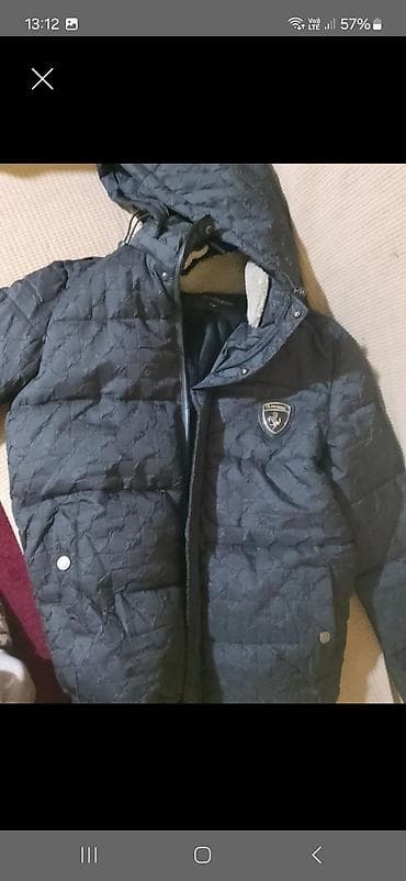 Kisi ucun kurtka 40Razmer - Rəng: tünd göy/qara tonlarında - Qat-qat