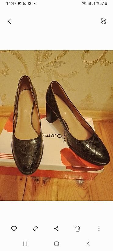 Kişi geyimləri: Ölçü: 36.5, rəng - Qara, İşlənmiş — 1