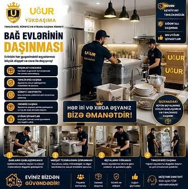 UĞUR YÜKDAŞIMA – Ev köçürülməsi xidməti - Etibarlı, sürətli və