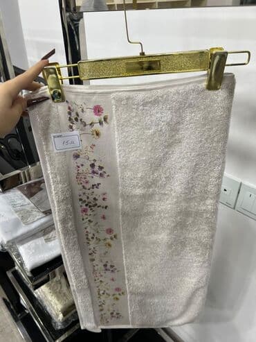 Mətbəx üçün rəng - Boz Pambıq Dəsmal — 11