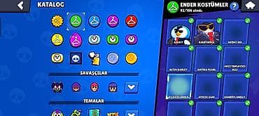 penceler: Brawl Stars oyun hesabı - Kupa: 45 556 - Prestij: 13 - Toplanan — 7