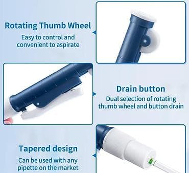 Аквариумные аксессуары и принадлежности: Laboratoriya Pipet Köməkçisi (Pipet Filler) – 2 ml, 5 ml, 10 ml — 4