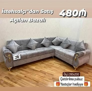 Künc divan, Yeni, Açılan, Bazalı, Parça, Şəhərdaxili pulsuz çatdırılma