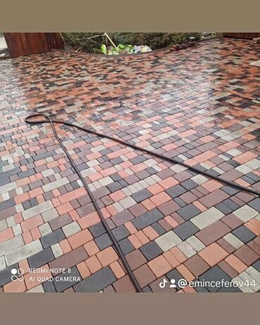 duz corek: Tamet döşəmə xidməti – dekorativ beton/daş təməli ilə həyət və giriş — 40