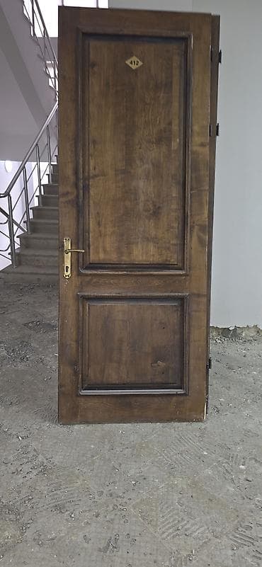 qapil: MDF taxta otaq qapıları – klassik dizayn - Material: MDF əsaslı — 6