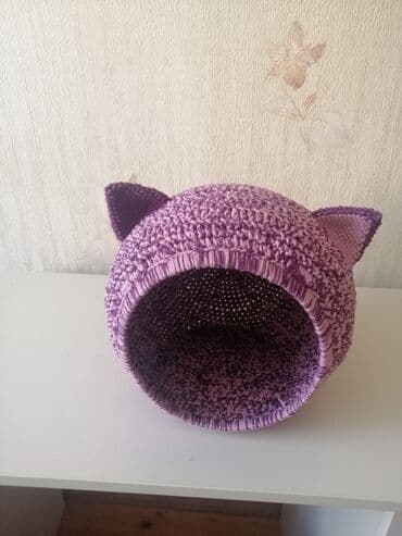 Akvariumlar: Pişik yuvası, pisik evi, pişik üçün ev, bu rəngi var, başqa rəngdə də — 2