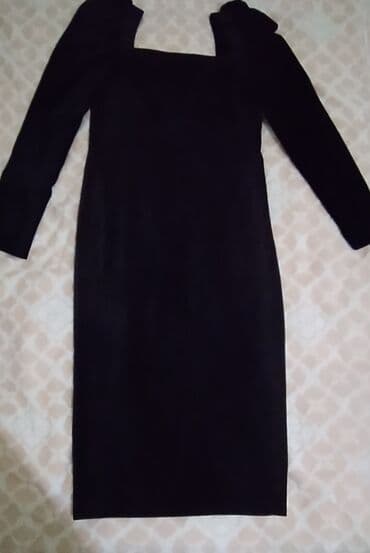 детский костюм доктора: Qadın geyim dəsti - Yaşıl kokteyl donu: Dizə qədər, bədəni saran — 2