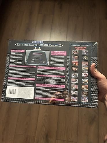 iphone 13 midnight: SEGA Mega Drive II — 16-bit videooyun konsolu 1ədəd oyun kaseti — 3