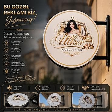 Xidmətlər: 1. 💡 Biznesinizi Önə Çıxarın! Qabariq Hərf və İşıqlı Reklamların — 4