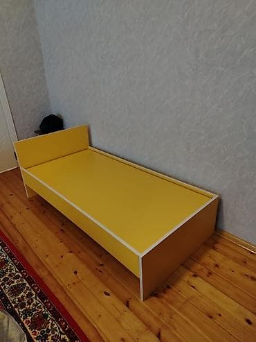 dəmir kravat: Təknəfərlik çarpayı, Bazasız, Matrassız, Siyirməsiz — 3