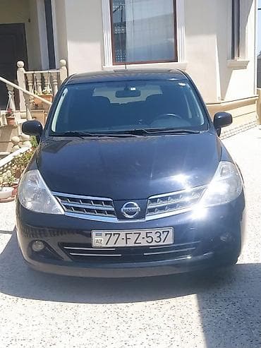 Avtomobil satışı: Nissan Tiida hatchback - Kuzov: 5 qapılı hatchback, qara rəng - — 2