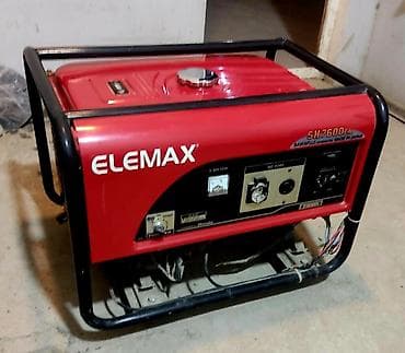 generatorlar: ELEMAX SH7600EX benzin generatoru - Brend/model: ELEMAX SH7600EX — 3