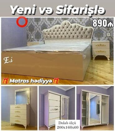 *Yataq Dəsti - 890AZN💥* ✔️Rəng seçimi var *🎁Matras hədiyyə* ✔️ lalafo.az -da *Yataq Dəsti - 890AZN💥* ✔️Rəng seçimi var *🎁Matras hədiyyə* ✔️