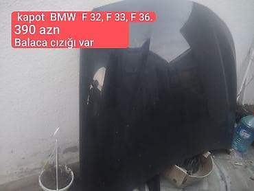 BMW kapotu – F32, F33, F36 modellərinə uyğun. Rəng: qara. Qeyd: Balaca