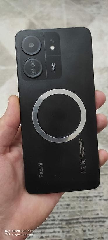 telfonlar ucuz: Redmi 13C, 128 GB, rəng - Qara, Simsiz şarj — 3