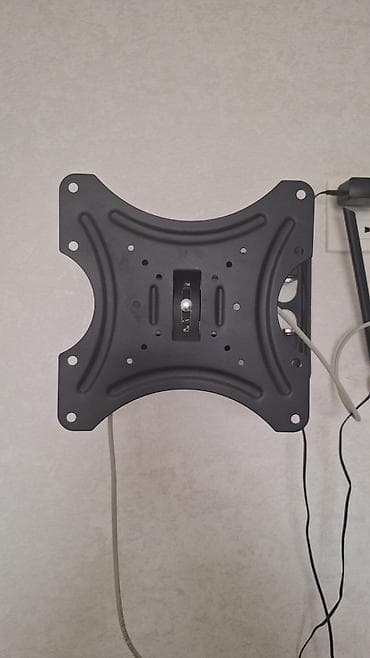 Смарт ТВ приставки: Dönər qolsaqlı divar tipi TV/monitor asqısı - Rəng: qara, metal — 3