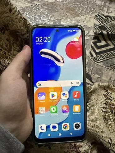 iphone 5 ekran: Redmi Note 11S, 128 GB, rəng - Mavi, Barmaq izi — 2