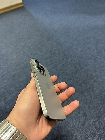 Kompüter, noutbuk və planşetlər: IPhone 15 Pro, 256 GB, Natural Titanium, Zəmanət, Face ID — 2