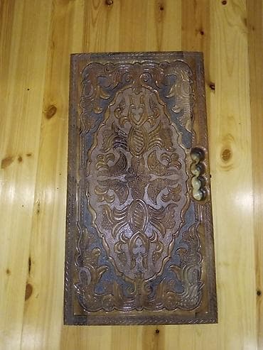 əl vintilyatoru: Əl işidir, xüsusi sifariş hazırlanıb. Qoz ağacından hazırlanmış — 3