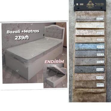 soft home: Yeni, Təknəfərlik çarpayı, Bazalı, Matras ilə — 1