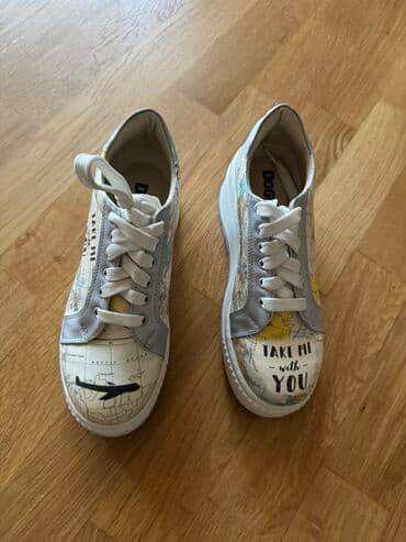 qaçış ayaqqabısı: Məhsul: Qadın idman ayaqqabısı – DOGO - Model: bağlamalı, qalın — 1