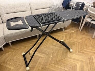 Elektrikli ütü masası - Geniş ütüləmə səthi, perforasiyalı metal