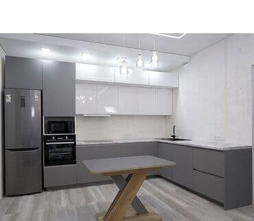 Табуретки на заказ: Кухонный гарнитур на заказ, Самозакрывающие петли, DSP, Нет кредита, Бесплатная доставка — 2