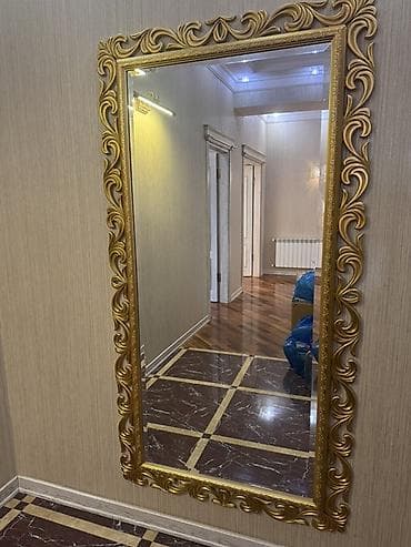 Güzgü Divar üçün, Düzbucaqlı, Dekorativ, Çərçivə ilə